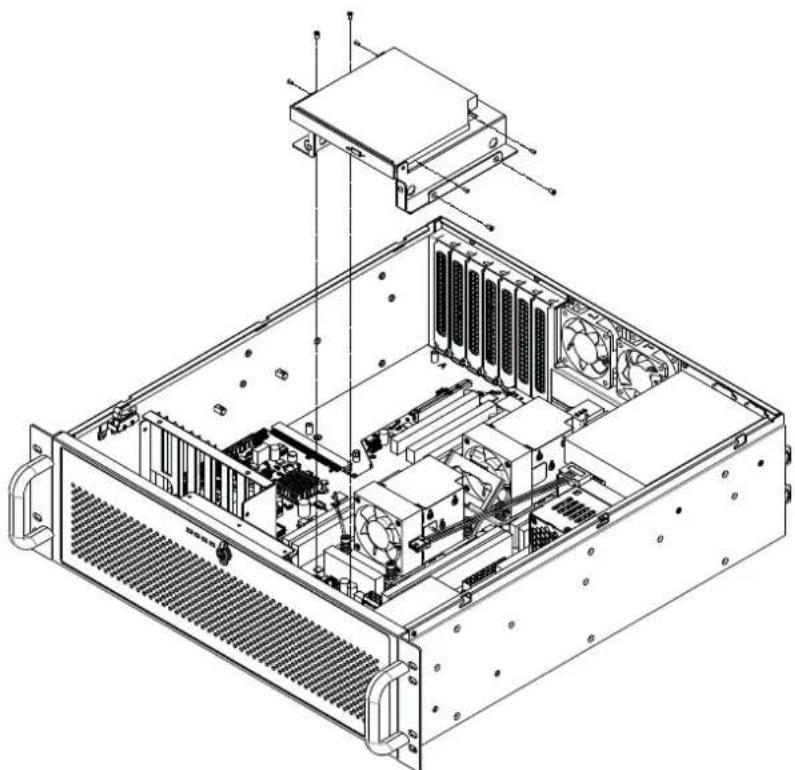 Advantech HPC-7320 - Installing a Slim-type Optical Disk Drive/ 安装薄型光驱 / 安装薄型光碟機 - 1