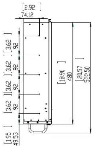 Advantech HPC-7320 - Dimension Diagram/ 产品尺寸 / 產品尺寸 - 2