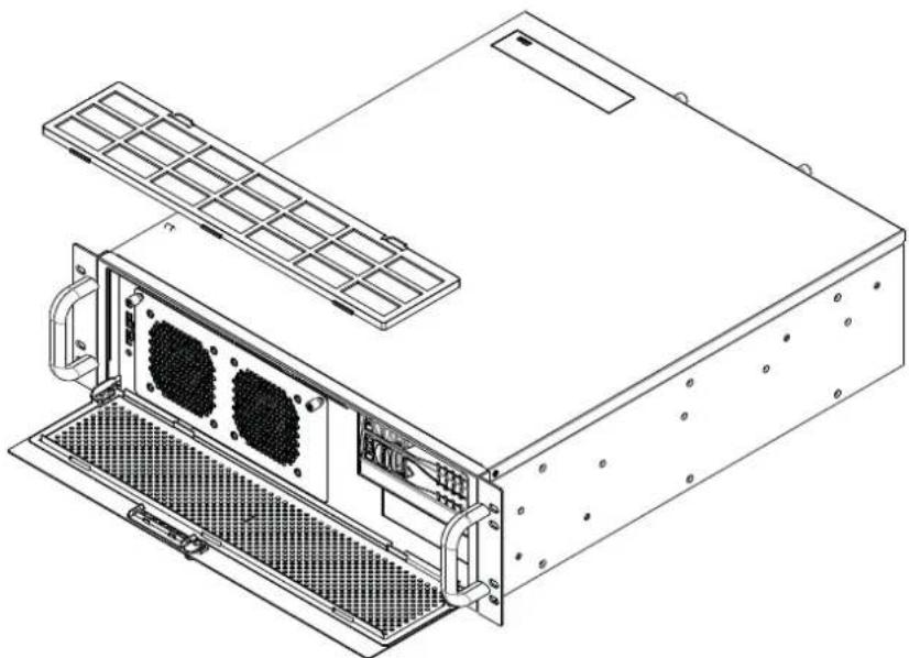 Advantech HPC-7320 - Cleaning the Filters/ 清洗过滤器 / 清洗濾網 - 1