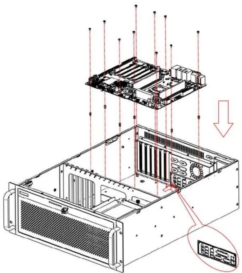 Advantech HPC-7442 - Installing Motherboard/ 安装母板 / 安装主機板 - 2