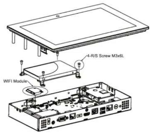 4-R/S Screw M3x6L WIFI Module