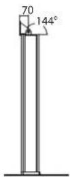 Advantech UTC-520 - Triangular Floor Stand - 4