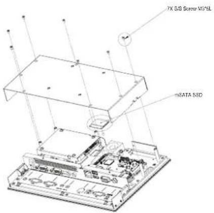 7X SIS Screw M3'SL mSATA SSD