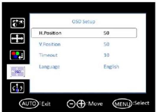 Advantech IDS-3121W - OSD Setup - 1