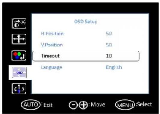 Advantech IDS-3121W - OSD Setup - 5