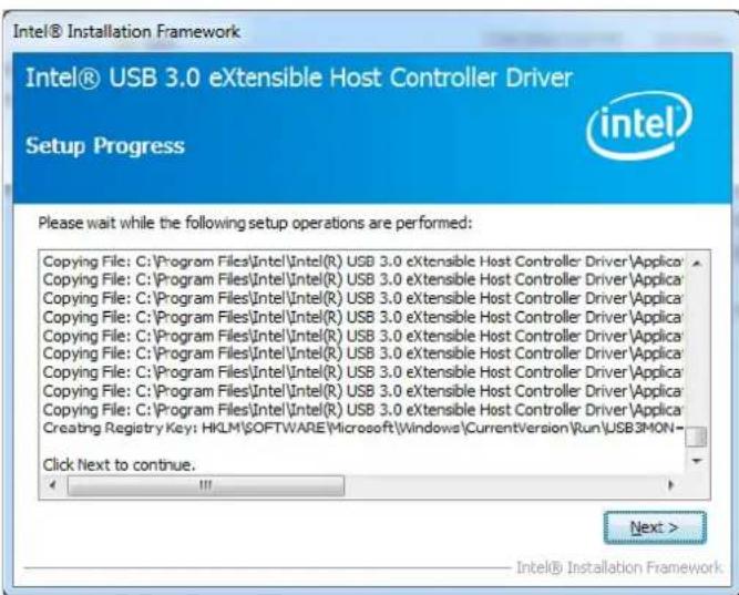 Intel® Installation Framework Intel® USB 3.0 eXtensible Host Controller Driver Setup Progress Please wait while the following setup operations are performed: Copying File: C:\Program Files\Intel\Intel(R) USB 3.0 eXtensible Host Controller Driver\Applica Copying File: C:\Program Files\Intel\Intel(R) USB 3.0 eXtensible Host Controller Driver\Applica Copying File: C:\Program Files\Intel\Intel(R) USB 3.0 eXtensible Host Controller Driver\Applica Copying File: C:\Program Files\Intel\Intel(R) USB 3.0 eXtensible Host Controller Driver\Applica Copying File: C:\Program Files\Intel\Intel(R) Copying File: C:\Program Files\Intel\Intel(R) Copying File: C:\Program Files\Intel\Intel(R) Copying File: C:\Program Files\Intel\Intel(R) Copying File: C:\Program Files\Intel\Intel(R) Copying File: C:\Program Files\Intel\Intel(R) Copying File: C:\Program Files\Intel\Intel(R) Copying File: C:\Program Files\Intel\Intel(R) Copying File: C:\Program Files\ Intel\ Intel(R) Copying File: C:\Program Files\ Intel\ Intel(R) Copying File: C:\Program Files\ Intel\ Intel(R) Copying File: C:\Program Files\ Intel\ Intel(R) Copying File: C:\Program Files\ Intel\ Intel(R) Copying File: C:\Program Files\ Intel\ Intel(R) Copying File: C:\Program Files\ Intel\ Intel(R) Copying File: C:\Program Files\ Intel\ Intel(R) Copying File: C:\Program File\ Intel\ Intel(R) Copying File: C:\Program Files\ Intel\ Intel(R) Copying File: C:\Program Files\ Intel\ Intel(R) Copying File: C:\Program Files\ Intel\ Intel(R) Copying File: C:\Program Files\ Intel\ Intel(R) Copying File: C:\Program Files\ Intel\ Intel(R) Copying File: C:\Program Files\ Intel\ Intel(R) Copying File: C:\Program Files\ Intel\ Intel(R) Copying File : HKLM\\SOFTWARE\\Microsoft\\Windows\\CurrentVersion\\Run\\USB3MON- Click Next to continue. Next >