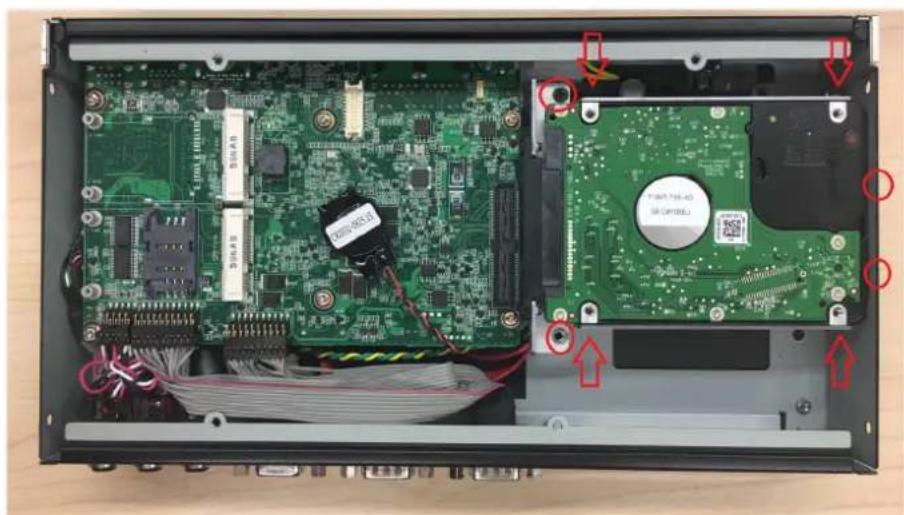 Advantech ARK-2230 - HDD/SSD Installation - 4