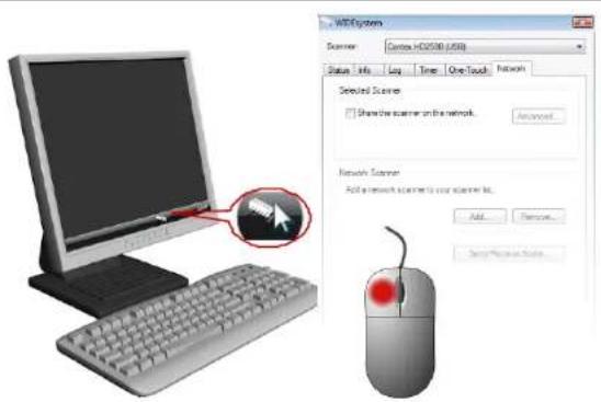 Contex XD2490 - Share the scanner on the LAN (optional) - 3