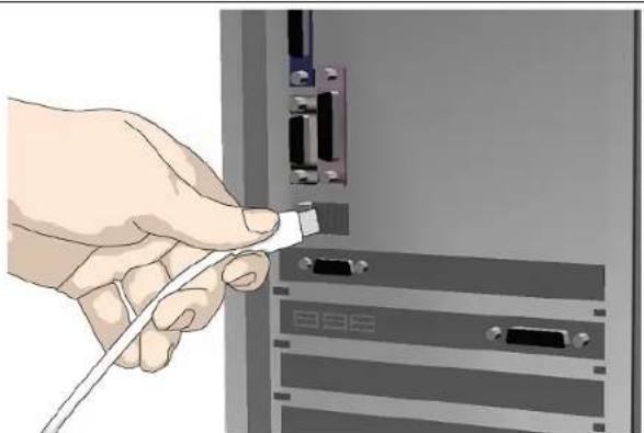 Contex XD2490 - Connect the other end of the interface cable to C - 2