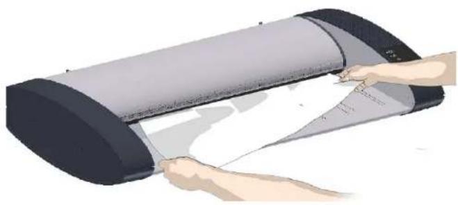 Contex XD2490 - Insert the calibration sheet - 1