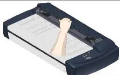 Contex HD4250 - Open the scanner's lid - 1