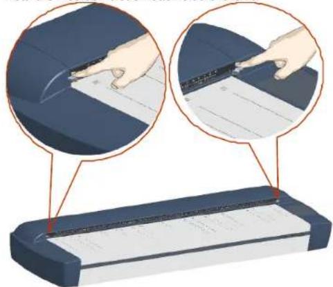 Contex HD3650 - Replacing the Glass-plate - 3