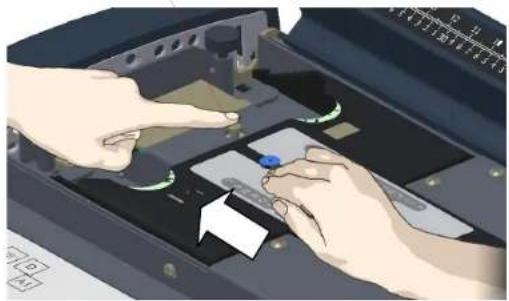 Contex HD3650 - Reinsert the pressure platen and close the lid - 2