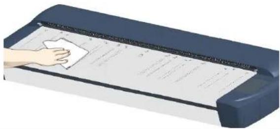 Contex HD3650 - lean the scanner feeding bed - 1