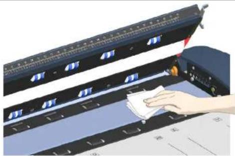 Contex HD3650 - Clean the glass-plate - 2