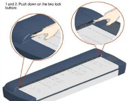Contex HD3650 - Wipe the glass plate - 1