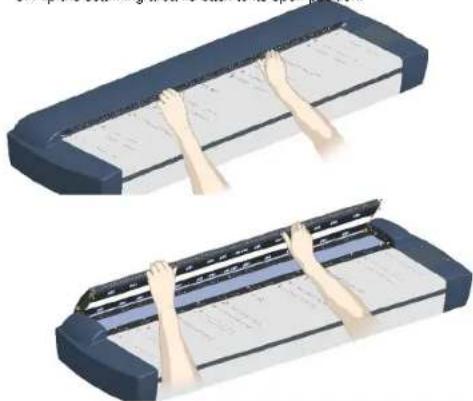 Contex HD3650 - Open the scanner's lid - 2