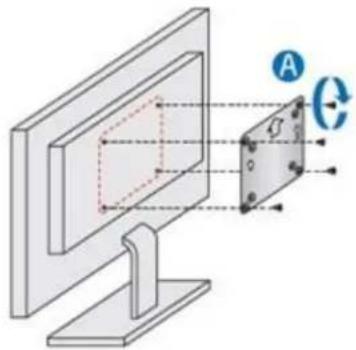 INTEL NUC5I7RYHR - Attach and Use the VESA Bracket (Optional) - 2