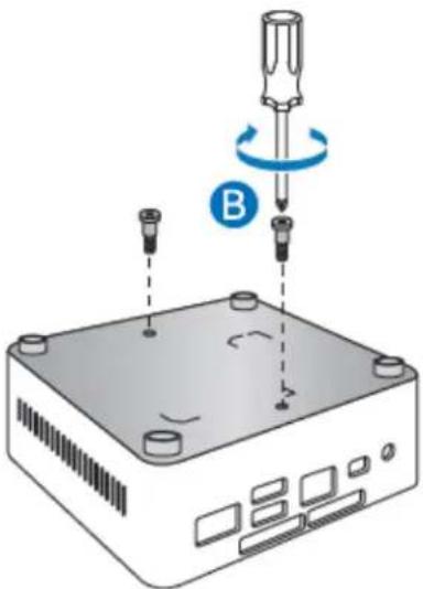 INTEL NUC5I7RYHR - Attach and Use the VESA Bracket (Optional) - 1