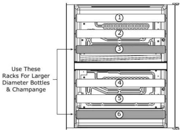 U-Line Wine Captain -3024ZWCS-01A - Recommended Wine Storage - 2