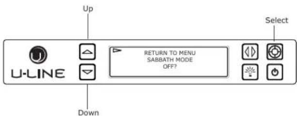 U-Line Wine Captain -3024ZWCS-01A - Sabbath Mode - 2