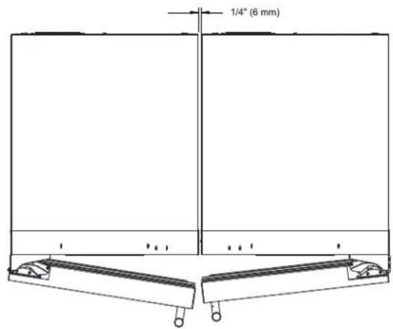 U-Line Wine Captain -3024ZWCS-01A - Side-by-Side Installation - 2