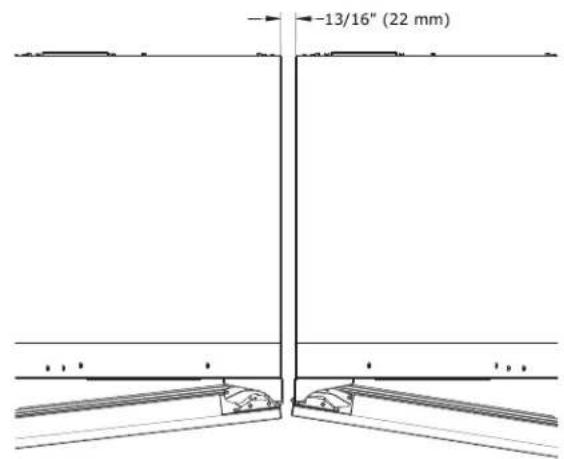 U-Line Wine Captain -3024ZWCS-01A - Hinge-by-Hinge Installation (Mullion) - 1