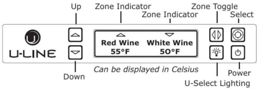 U-Line Wine Captain -3024ZWCS-01A - Control Operation - 1