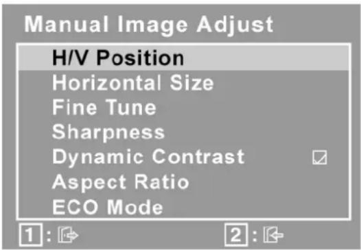 VIEWSONIC VA2231wm - Control Explanation - 12