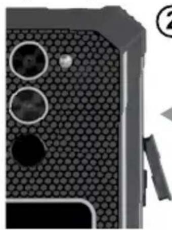 Close-up of a mechanical device with hexagonal mesh pattern and circular cutouts (no visible text or symbols)