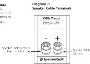 SpeakerCraft OE6 One - WIRING - 1