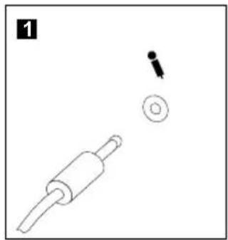 LENOVO Essential C325 - If you have audio devices, attach them using the following instructions: - 1