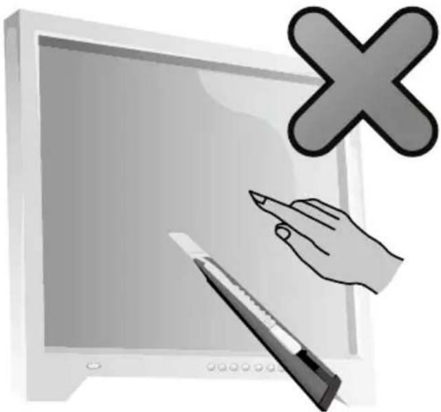 LENOVO Essential C325 - Attentions when using the Touch Screen - 1