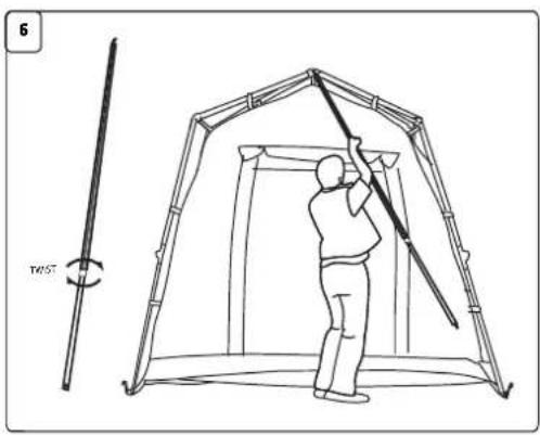 Black Wolf Turbo Lite Plus 240 - TURBO LITE PLUS TENT PITCHING INSTRUCTIONS - 7