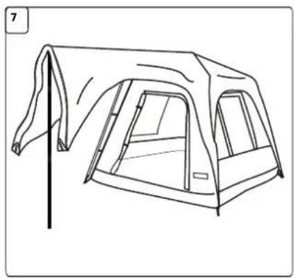 Black Wolf Turbo Lite Plus 240 - TURBO LITE PLUS TENT PITCHING INSTRUCTIONS - 8