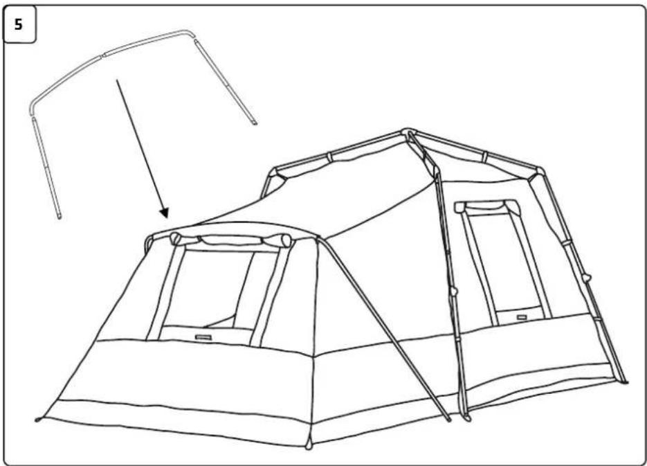 Black Wolf Turbo Lite Plus 240 - TURBO LITE PLUS TENT PITCHING INSTRUCTIONS - 6