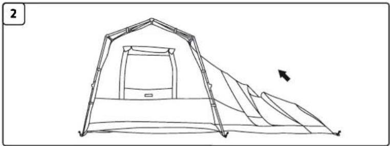 Black Wolf Turbo Lite Plus 240 - TURBO LITE PLUS TENT PACKING INSTRUCTIONS - 1