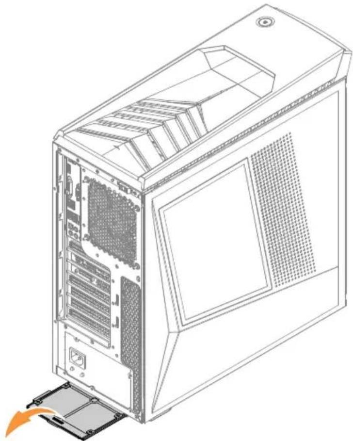 LENOVO Legion Y720T - Cleaning rear dust screen - 1