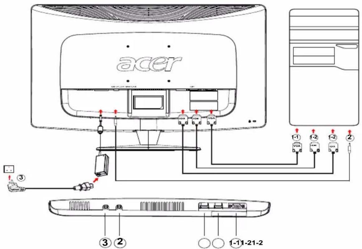 ACER HR274H - Steps - 1