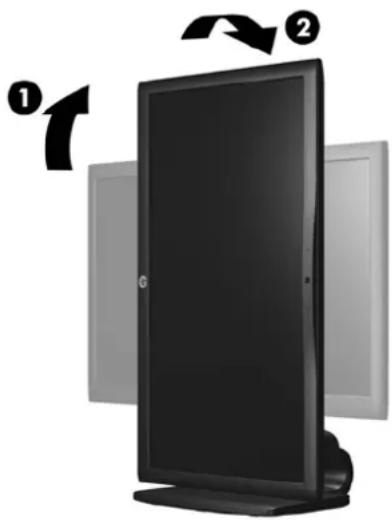HP Advantage LA2206x - Adjusting the Monitor - 6