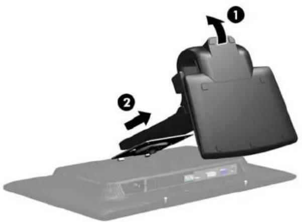 HP Advantage LA2206x - Removing the Monitor Pedestal Base - 3