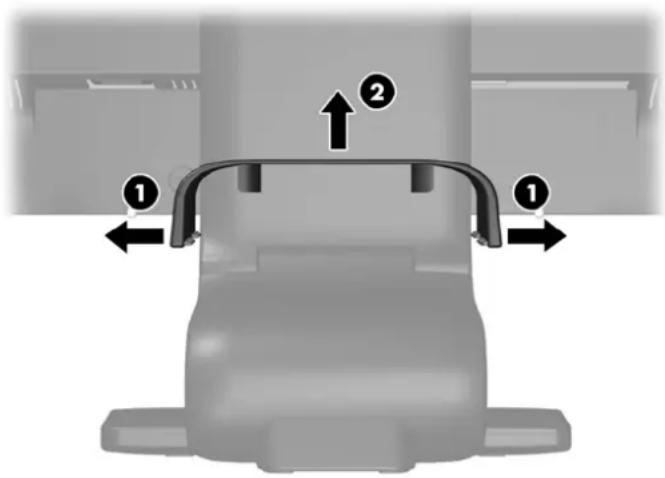 HP Advantage LA2206x - Connecting the Cables - 1
