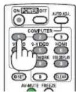 NEC NP-M311X - Select a source other than [VIEWER] and press the ENTER button. - 2