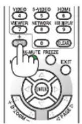 NEC NP-M311X - Press the ID SET button on the remote control. - 2