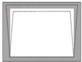 NEC NP-M311X - Use the ◀ or ▶ button to correct the keystone distortion. - 1