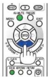 AV-MUTE FREEZE MENU EXIT DISH PAGE L-CLOCK CLK ECO CONTENT FUTURE