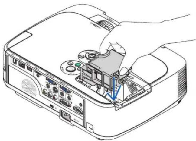 NEC NP-M311X - Install a new lamp housing. - 1