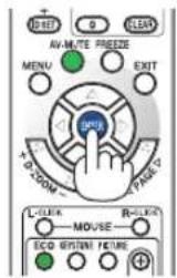 AV-MUTE FREEZE MENU EXIT D-DOOM PAGE L-CLOCK MOUSE R-CLOCK ECO SYSTEM FIGURE