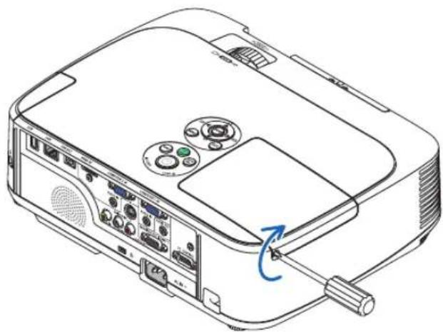 NEC NP-M311X - Reattach the lamp cover. - 2