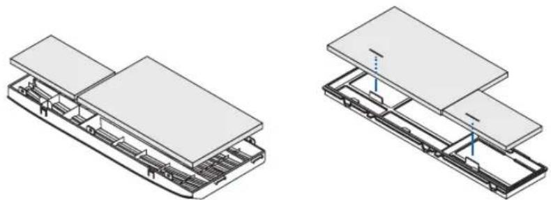 NEC NP-M311X - Replace the four (4) filters - 1